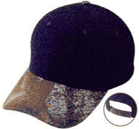 Black/Mossy Oak® New Break Up™ Camo Bill Cap w/Velcro Closure