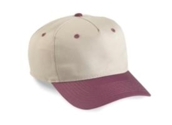 5 panel low profile caps