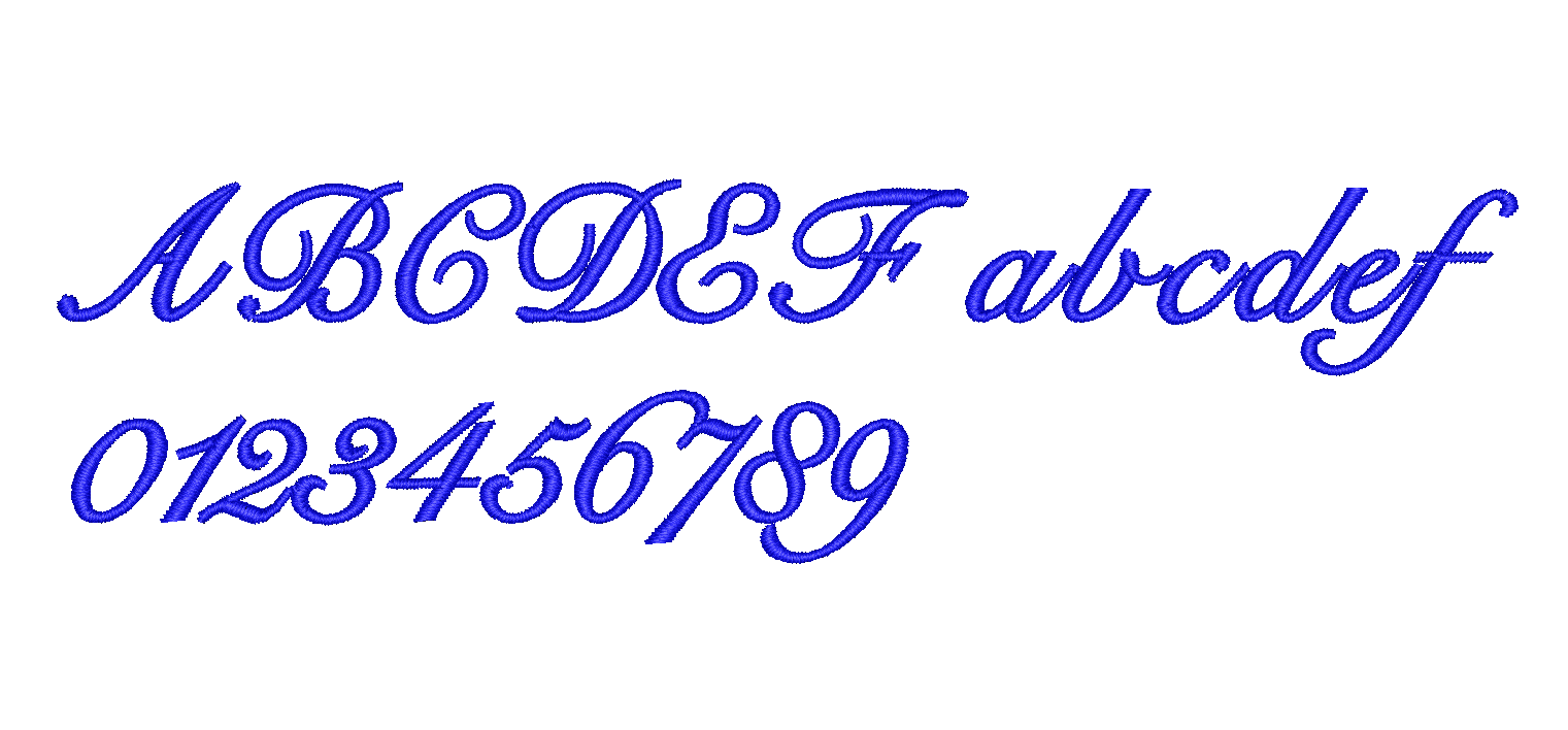 Script 7 | Embroidery Typefaces