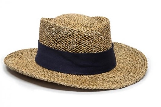 Straw Gambler's Hat