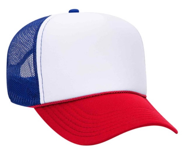 Otto Caps: Pro Style | Hats Wholesale Back Snapback Foam Budget 5-Panel Mesh