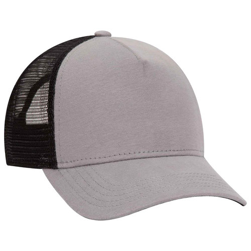 Otto Caps Wholesale Jersey Knit Five Panel Pro Style Mesh Back Capwholesalers