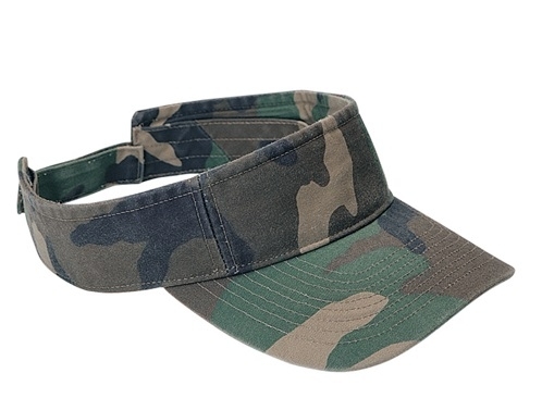Army Camouflage Sun Visor Hat at  Men's Clothing store
