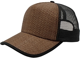 straw trucker hats