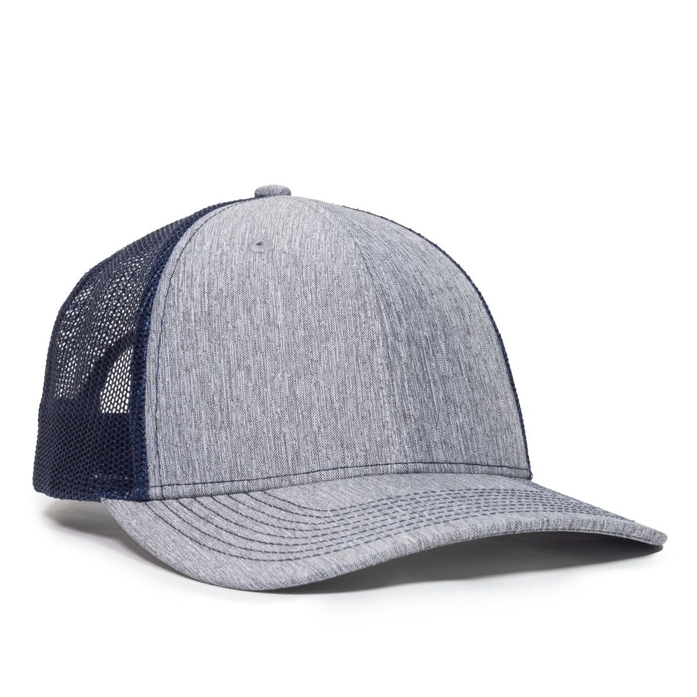 Blank Trucker Hats - Grey - Stylish & Extra-Large Fit