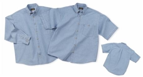 sky blue jeans shirt