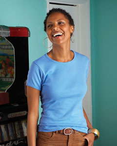 Blank Ladies Short Sleeve Tee | Anvil 6 oz Cotton 1x1 Rib Scoop-Neck Tee