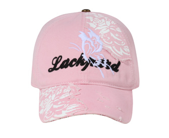Otto Caps: Wholesale 3D Lackpard With Distressed Butterfly Patch -CapWholesalers