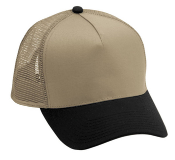 Cobra Caps: Wholesale 5-Panel Low Pro Cotton & Mesh Back Hat - CapWholesalers