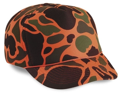 Cobra Caps: Wholesale 5-Panel Camouflage Full Winter Foam Cap |CapWholesalers