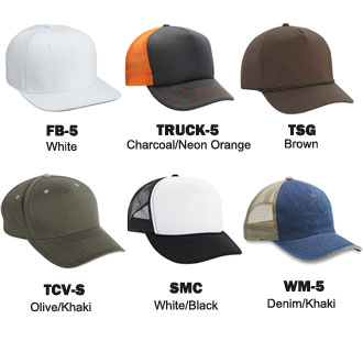 Cobra Caps: Can't Decide? Try Our Wholesale 5 Panel Sample Pack -CapWholesalers