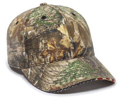Outdoor Cap: Wholesale Outdoor Brand Stars & Stripes Sandwiched Bill