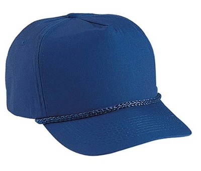 Cobra Caps: Cobra Brand 5-Panel Poplin Cap | Wholesale Blank Hats