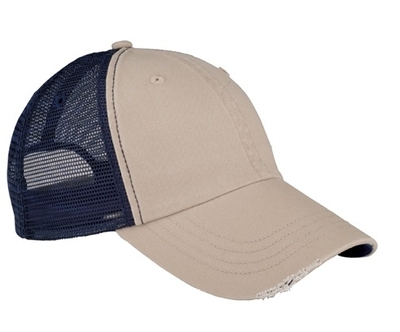 Mega Cap: Wholesale Mega Organic Cotton Frayed Mesh -Wholesale Blank Caps & Hats