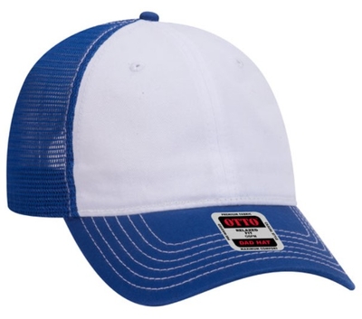 Otto Caps: Wholesale Garment Washed Cotton Low Profile Pro Trucker Style Cap