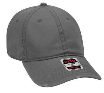 Otto Caps: Wholesale Garment Washed Cotton With Distressed Visor -CapWholesalers