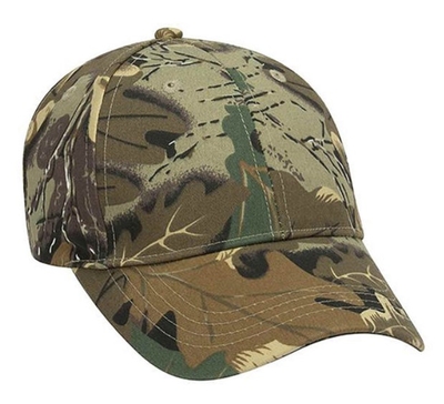 Otto Caps: Wholesale Youth Camouflage Cotton Twill Low Profile Pro Style Cap