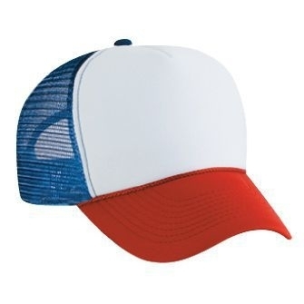 Otto Foam Front Five Panel Pro Style Mesh Back | Wholesale Blank Caps & Hats | CapWholesalers
