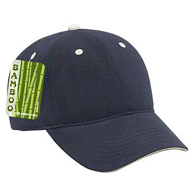 Otto Caps: Brushed Bamboo Sandwich Visor Pro Style | CapWholesalers