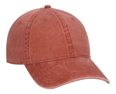 Otto Caps: Pigment Dyed Cotton Low Profile Pro Cap -CapWholesalers