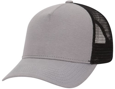 Otto Caps: Wholesale Jersey Knit Five Panel Pro Style Mesh Back