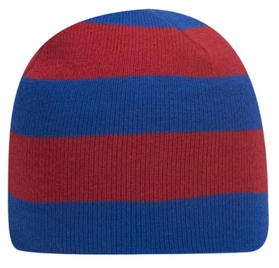 Otto Caps: Wholesale Acrylic Striped Knit Beanie - CapWholesalers.com