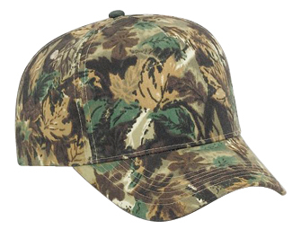 Otto Wholesale Caps | Camouflage Brushed Cotton Twill | Wholesale Blank Caps