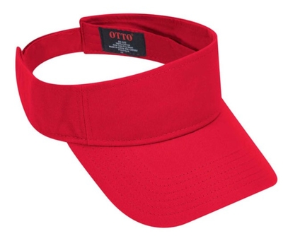 Otto Caps: Cotton Twill Sun Visor Cap | Wholesale Blank Caps & Hats