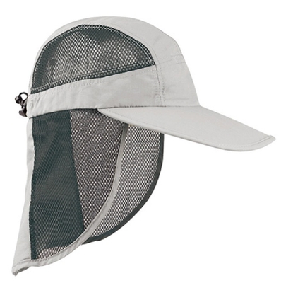 Wholesale Mega Caps: Outdoor UV Protection Water Repellant Cap With Mesh Flap
