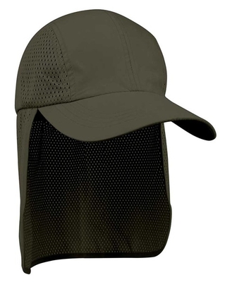 Wholesale Mega Caps: Juniper Microfiber Cap w/ Mesh Flap | CapWholesalers