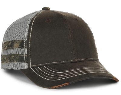 Outdoor Frayed Camo - Cap Wholesalers