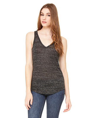 Bella + Canvas Ladies' Flowy V-Neck Tank - Cap Wholesalers