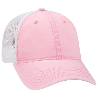 Otto 6 Panel Relaxed Low Pro Washed Pigment Dyed Cotton Twill Soft Mesh Back | Wholesale Blank Caps & Hats | CapWholesalers