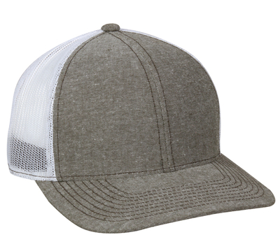 Outdoor Cpas: Wholesale Chambray Trucker Hat | Wholesale Blank Caps & Hats