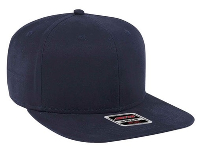 Otto Caps: Wholesale Superior 6-Panel Pro Cotton Twill Square Flat Visor Hat