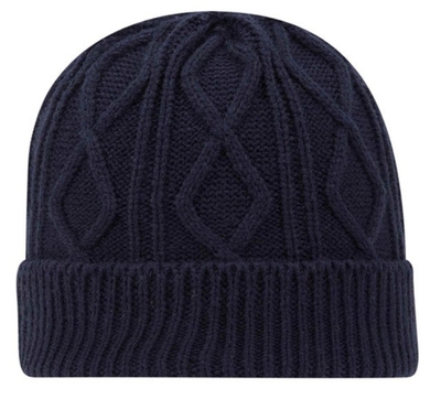 Otto Cpas: Wholesale Acrylic Knit Cable Knit Beanie - CapWholesalers.com