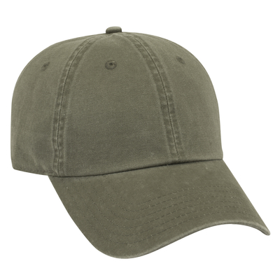 Otto Caps: Wholesale Garment Washed Superior Combed Cotton 6-Panel Pro Dad Hat