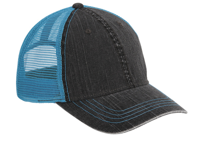 Cobra Herringbone Cotton Twill Mesh Back Cap | Wholesale Blank Hats