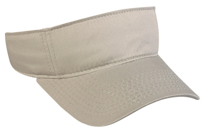 Outdoor Cotton Twill Adjustable Velcro Closure Visor (ADULT & YOUTH SIZES) | Wholesale Visors & Sun Visors