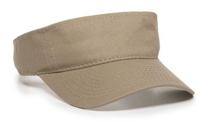 Outdoor Cotton Twill Adjustable Velcro Closure Visor (ADULT & YOUTH SIZES) | Wholesale Visors & Sun Visors