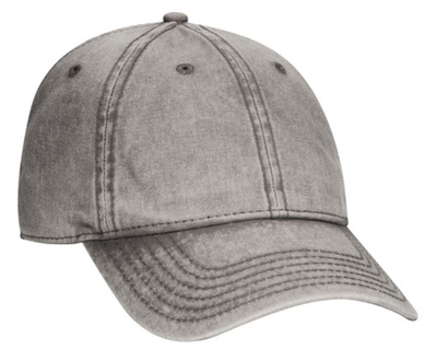 Otto 6 Panel Low Profile Snow Washed Superior Cotton Twill Cap 