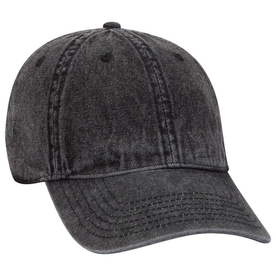 Otto 6 Panel Low Profile Snow Washed Demin Cap | Cap Wholesalers