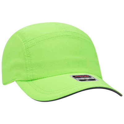 Otto 5 Panel Polyester Pongee Running Cap | Wholesale Sport Performance Hats