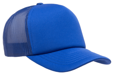 Flexfit Curved Visor Foam Trucker | Wholesale Blank Caps & Hats | CapWholesalers