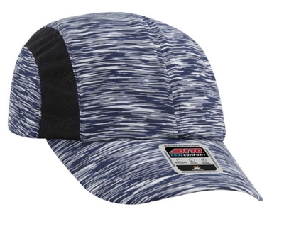 Otto Six Panel Polyester Jersey Knit Running Cap | Wholesale Sport Performance Hats