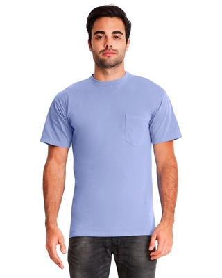 Next Level Adult Inspired Dye Crew with Pocket | Mens Short Sleeve Tee Shirts