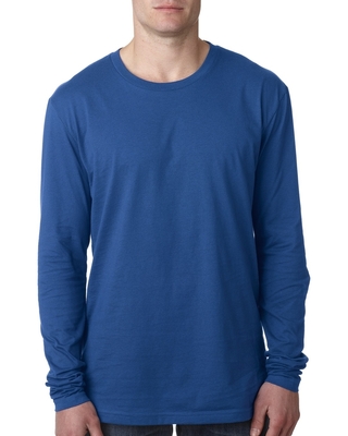 Next Level Mens Cotton Long-Sleeve Crew | Mens Long Sleeve Tee Shirts