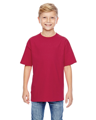 Hanes Youth 4.5 oz., 100% Ring-spun Cotton Nano-T® T-Shirt - Cap Wholesalers