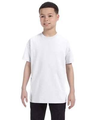 Hanes Youth 6.1 oz. Tagless® T-Shirt | Kids Short Sleeve Tees