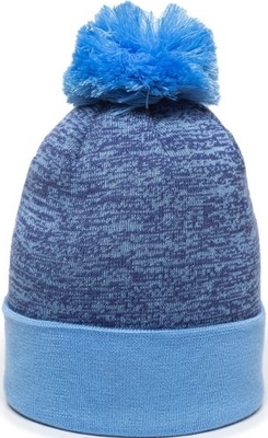 Outdoor Pixel Watch Hat With Pom Pom | Wholesale Knit Beanies